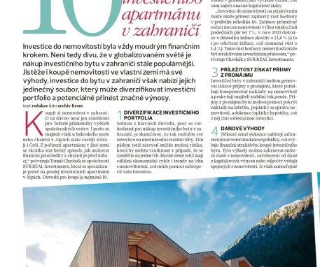 NAPSALI O NÁS: 10 důvodů pro nákup investičního apartmánu v zahraničí