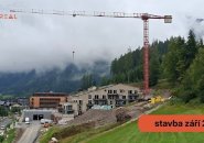 Stavba aparthotelu Werfenweng