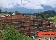 Stavba aparthotelu Werfenweng