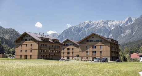 Aparthotel v centre dediny Hinterstoder