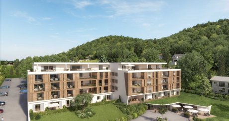 Apartmány na pláži najteplejšieho alpského jazera
